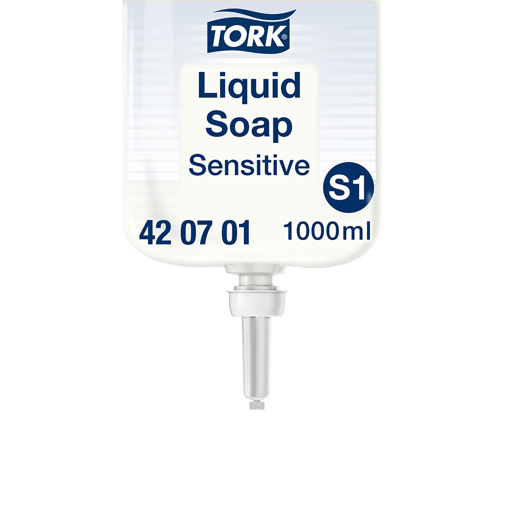 Tvål Tork S1 Extra mild Parfymfri 1L