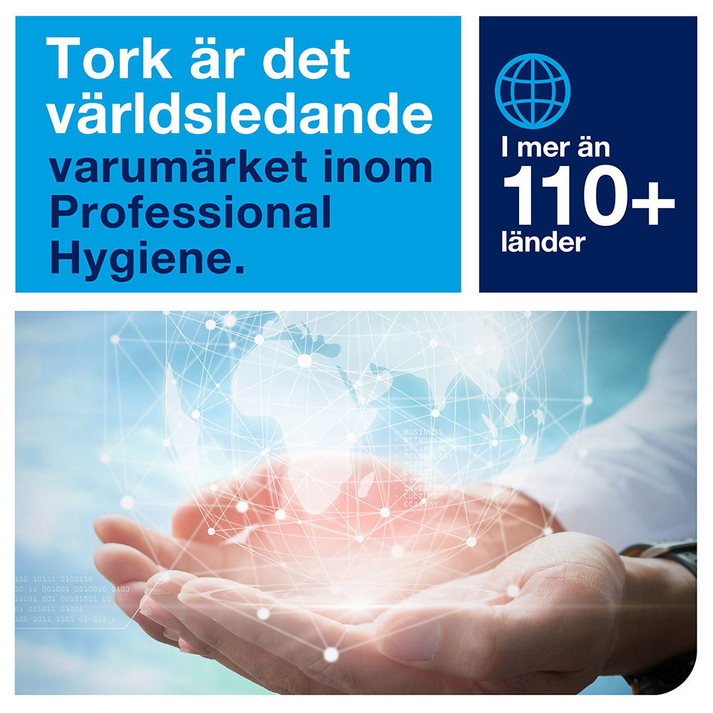 Hållare Tork Twin T4 för toalettpapper Vit