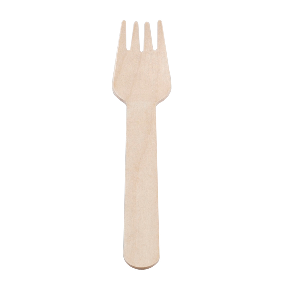 Bestick Vaxat trä Gaffel 160mm 100st/fp