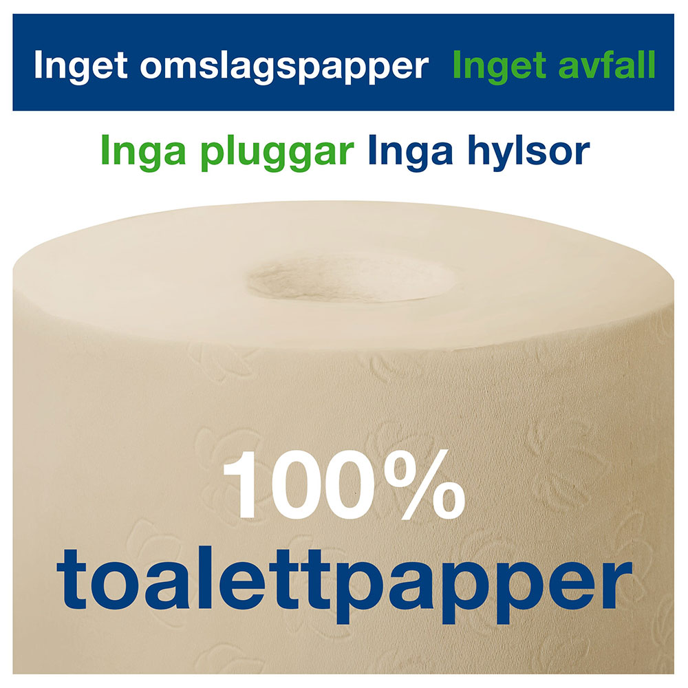 Toalettpapper Tork Mid-size T7 utan hylsa Advanced 2-lags Natur 103,5m 36rl/fp