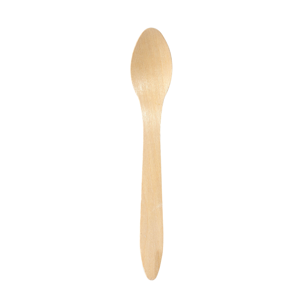 Bestick Duni BioPak Vaxat trä Sked 190mm 100st/fp