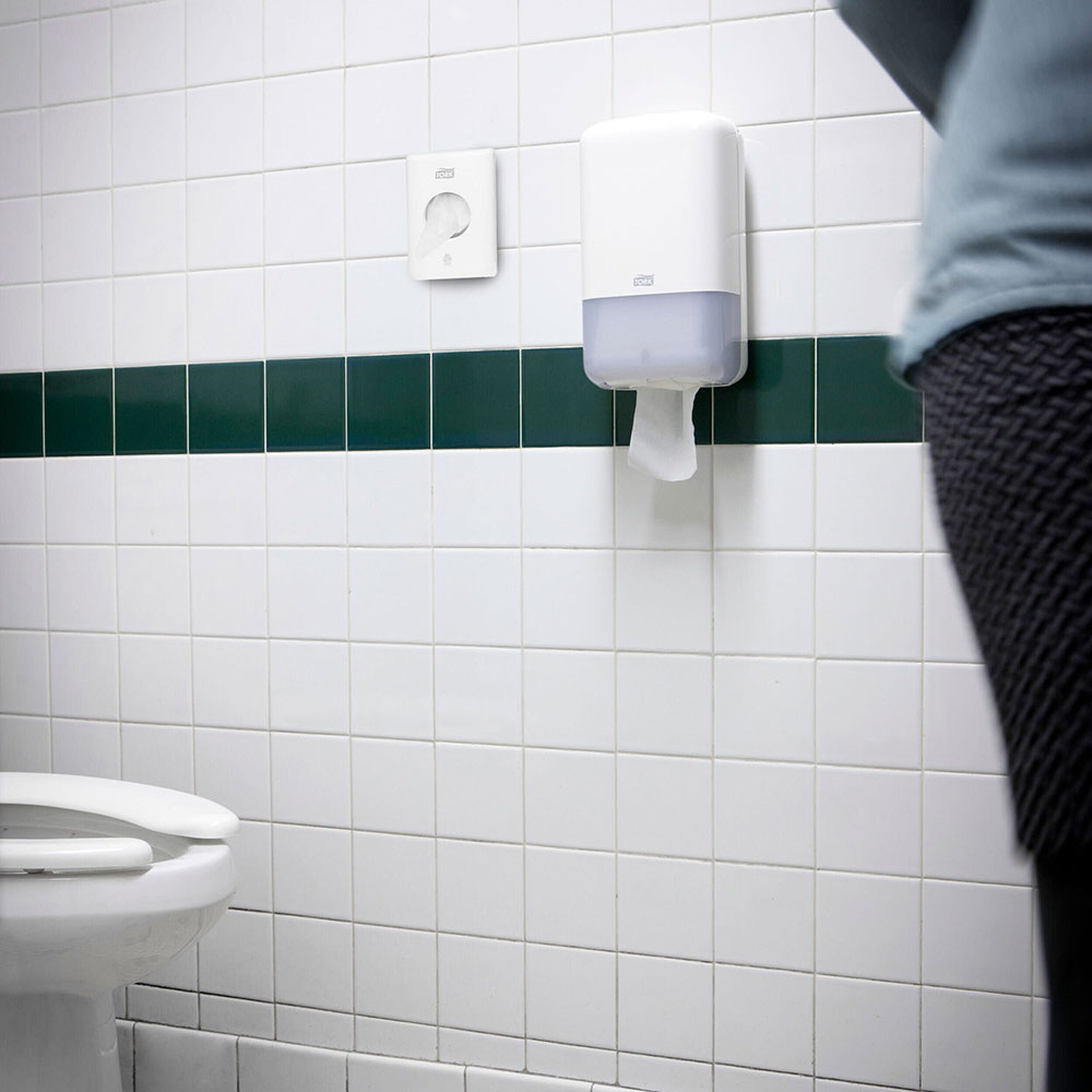 Sanitetspåshållare Tork Mini B5 Vit