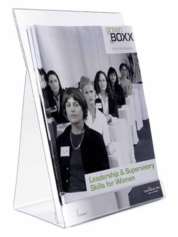 Broschyrställ Durable Polystyrenplast A4 Transparent 

