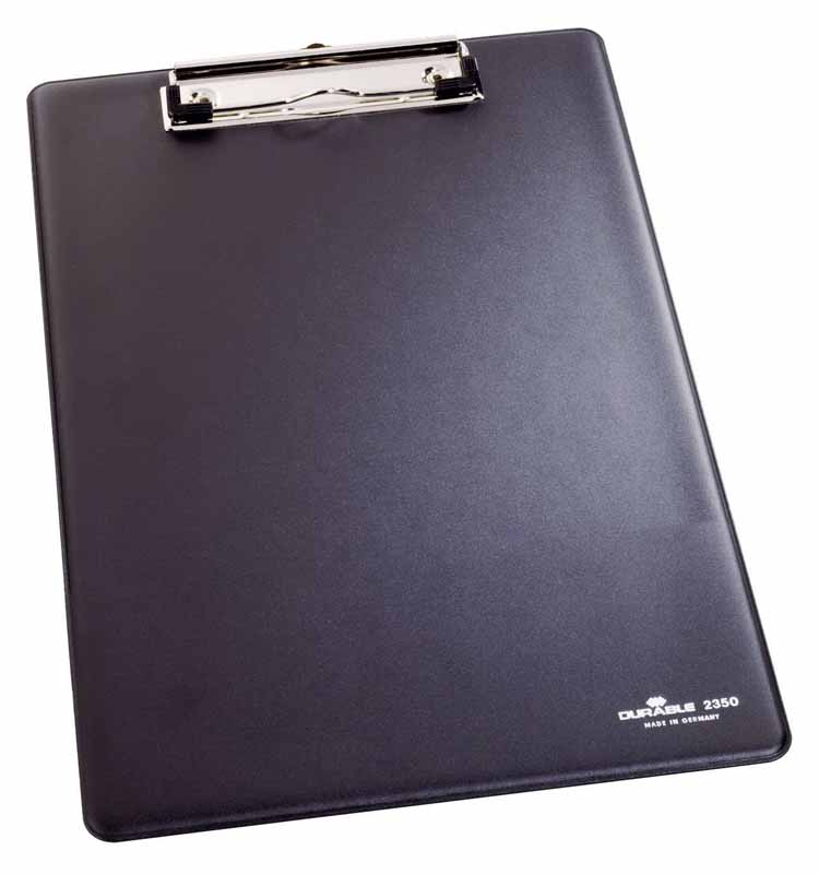 Skrivplatta Durable 2350 A4 enkel svart