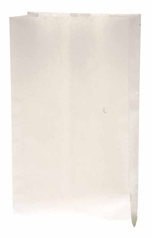 Åksjukepåse Vit kraft m PE 130x75x250mm 500st/fp