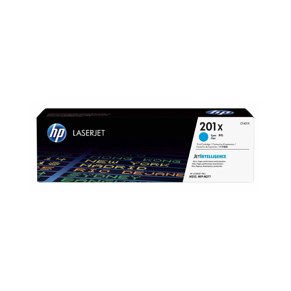 Lasertoner HP 201X Cyan - CF401X