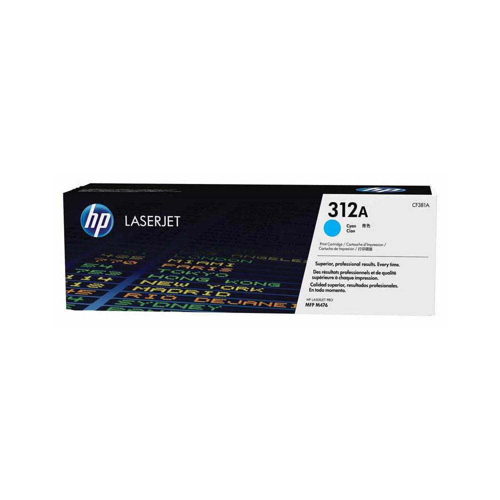 Lasertoner HP 312A Cyan - CF381A