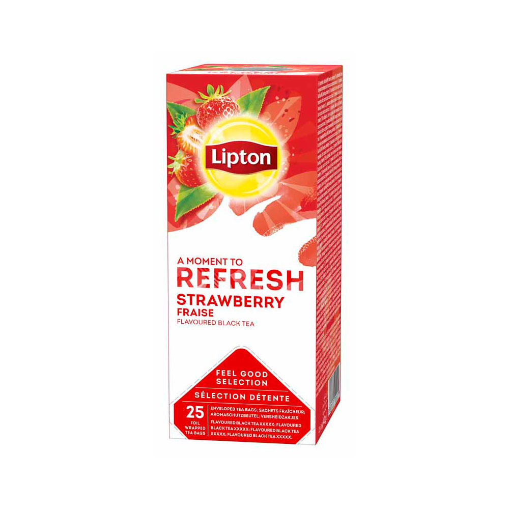 Te Lipton Classic Svart Strawberry 25st/fp
