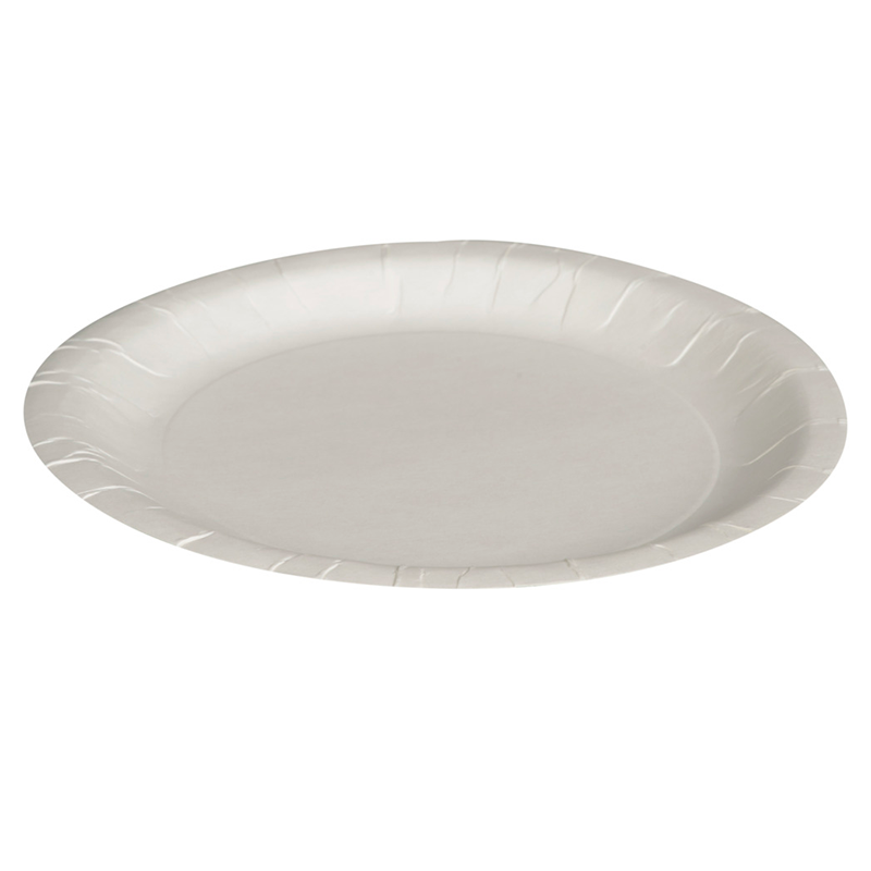 Papperstallrik Eco Barriär 18cm Vit 50st/fp