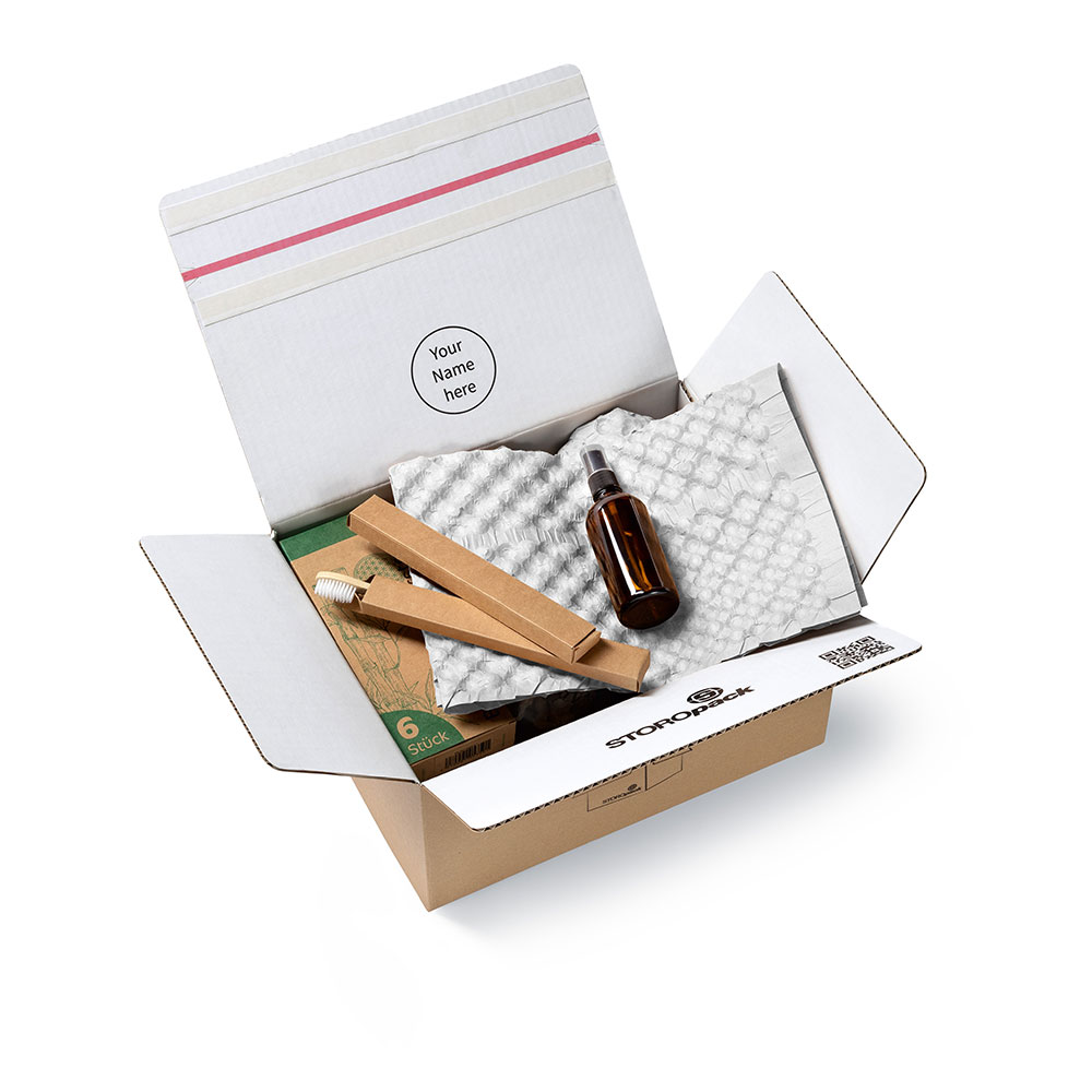 Papper PAPERplus® Bubble 70gr 580x380mm Brun 300ark/fp