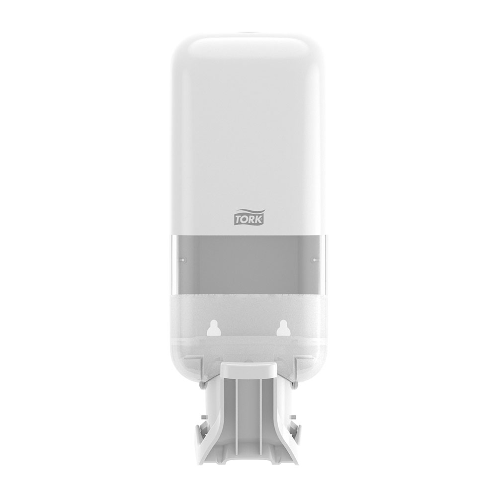 Tvålhållare Tork Skincare Dispenser S4 med armbågsfattning Vit