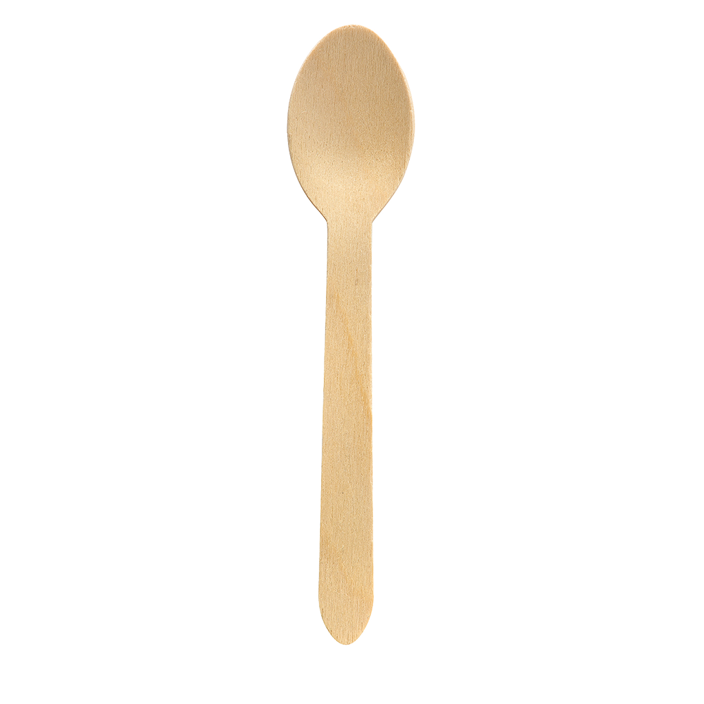 Bestick Duni Petit Vaxat trä Sked 160mm 100st/fp