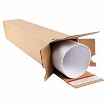 Papptub Fyrkantig Peel & seal