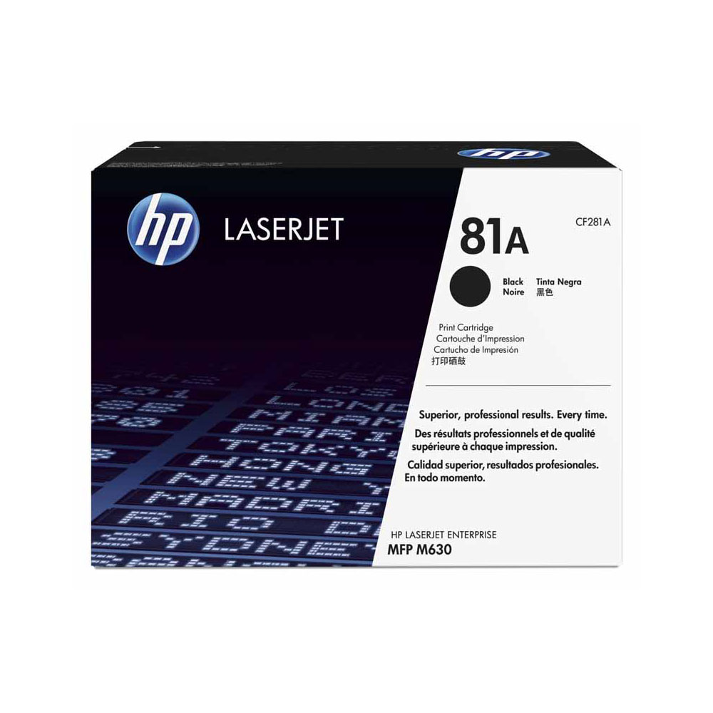 Lasertoner HP 81A Svart
