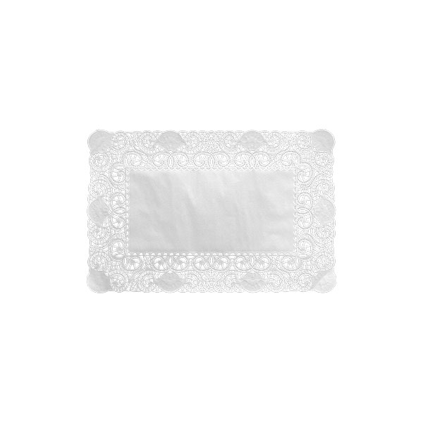 Spetspapper Rektangulär 20x30cm Vit 250st/fp