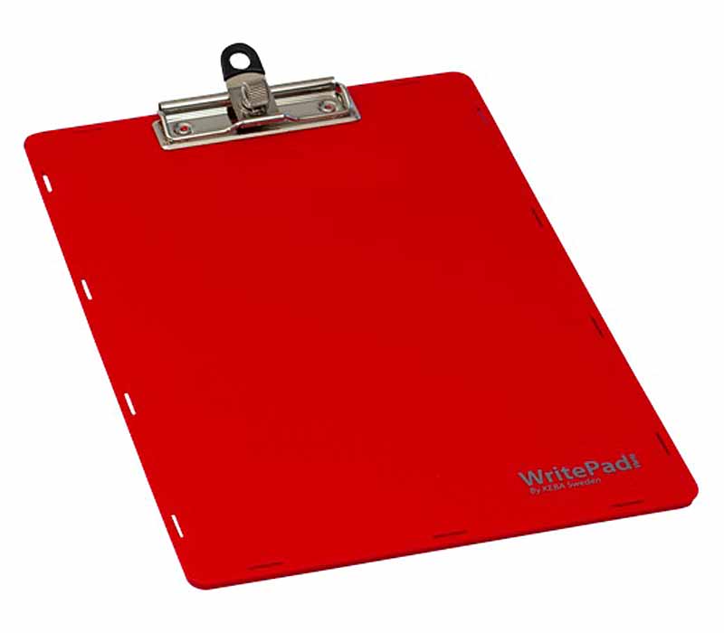 Skrivplatta Keba WritePad A4 Stående Röd