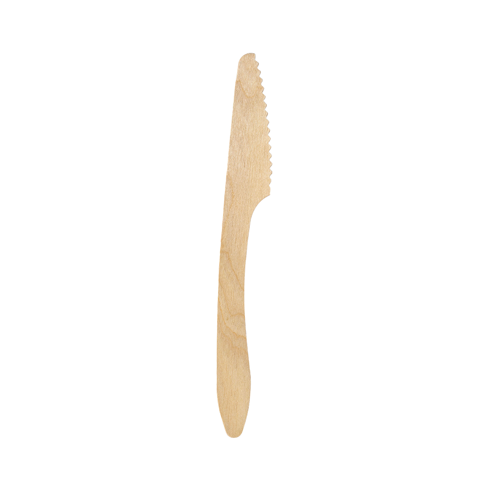 Bestick Duni BioPak Vaxat trä Kniv 190mm 100st/fp