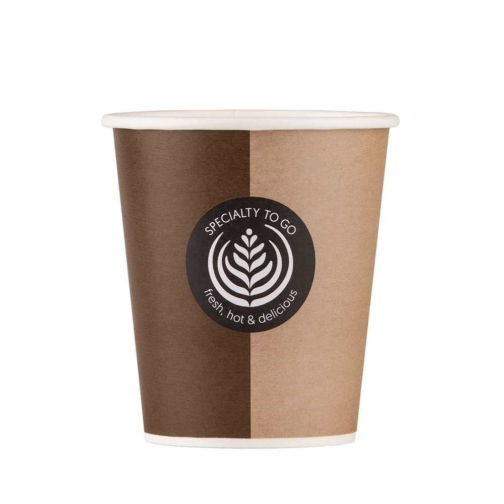 Pappersbägare Coffee To Go Hot Cup 25cl Brun 80st/fp 