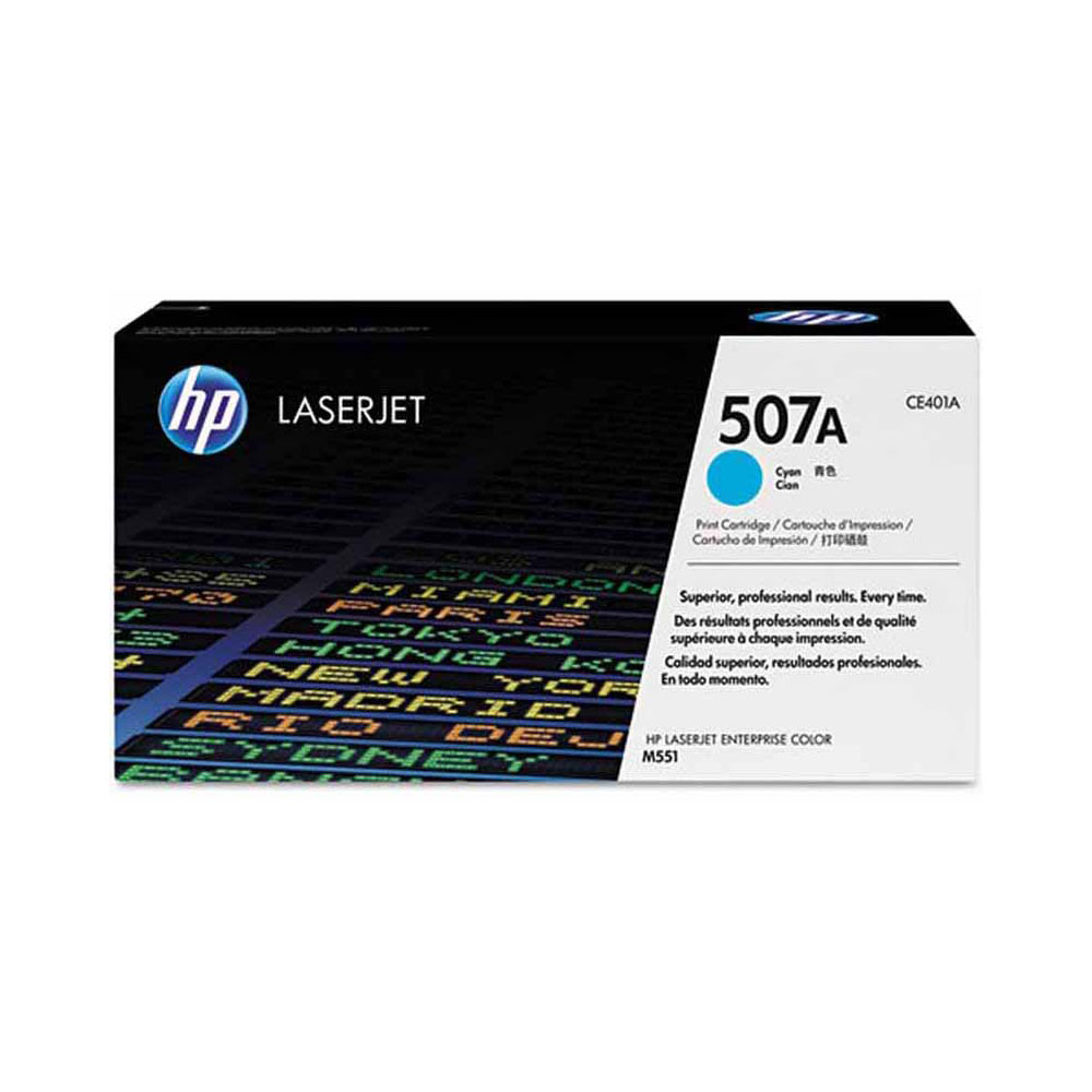 Lasertoner HP 507A Cyan - CE401A