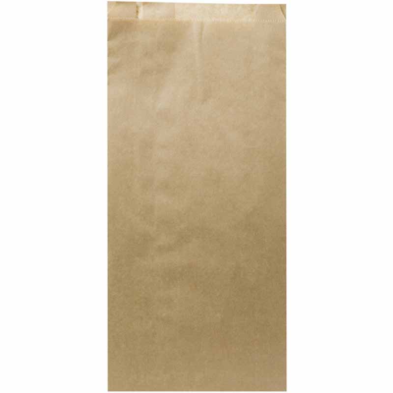 Papperspåse plan 5kg 250/75x460mm Brun 500st/fp