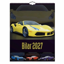 Väggkalender Bilar 2027 - 91172327