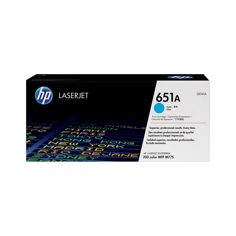 Lasertoner HP 651A Cyan