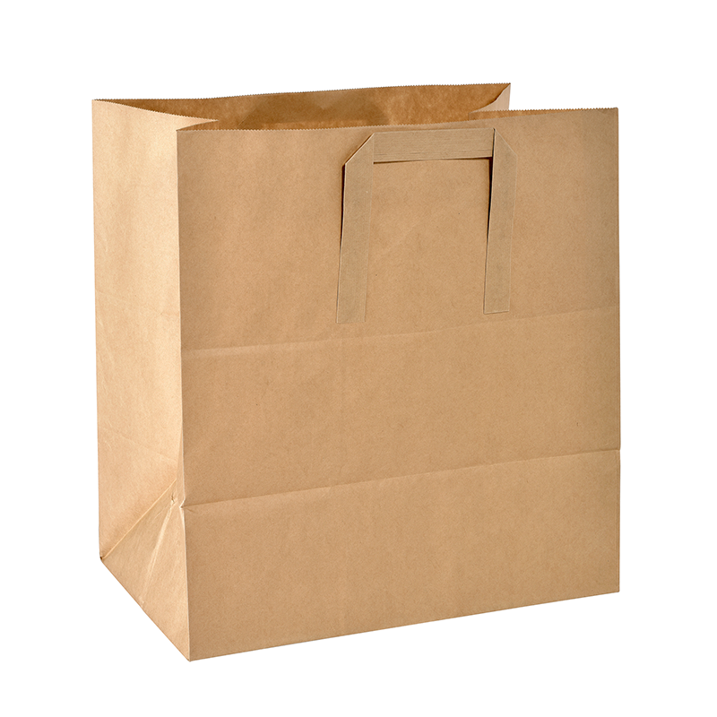 Pappersbärkasse 320x210x340mm Brun Take-away 250st/fp